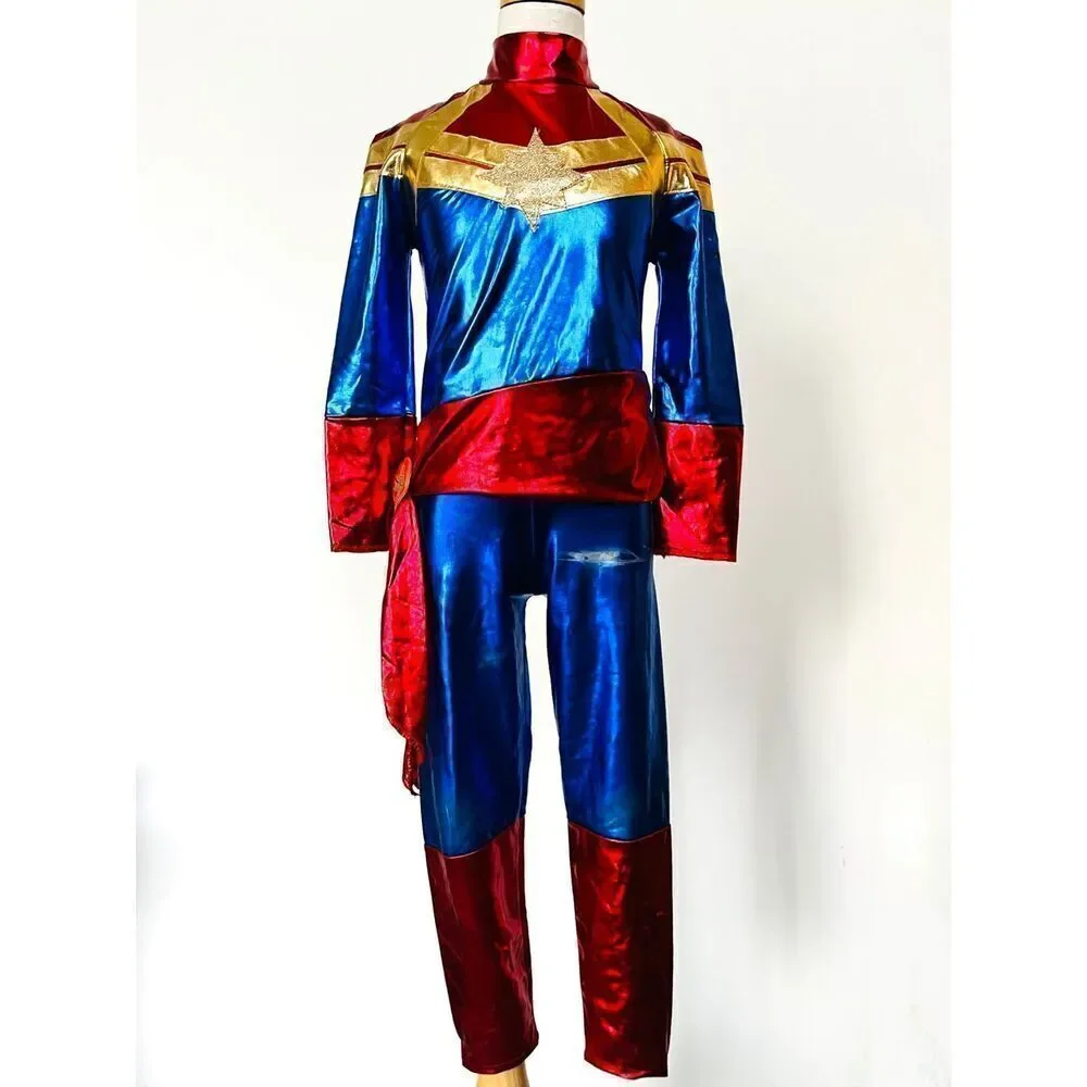 Rubies Girls 7/8 Small Avengers Infinity Saga Captain Marvel Costume AS IS